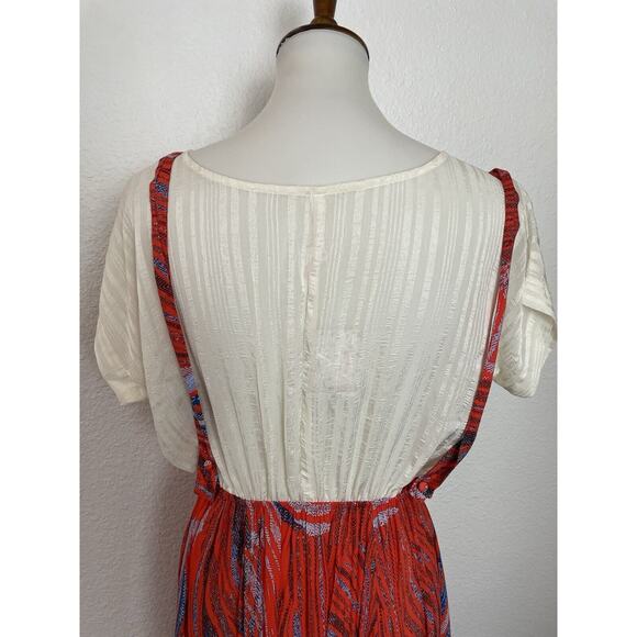 Revolve Free People Dress Maxi Boho Print Thousand Kisses FLAWS - Picture 6 of 10